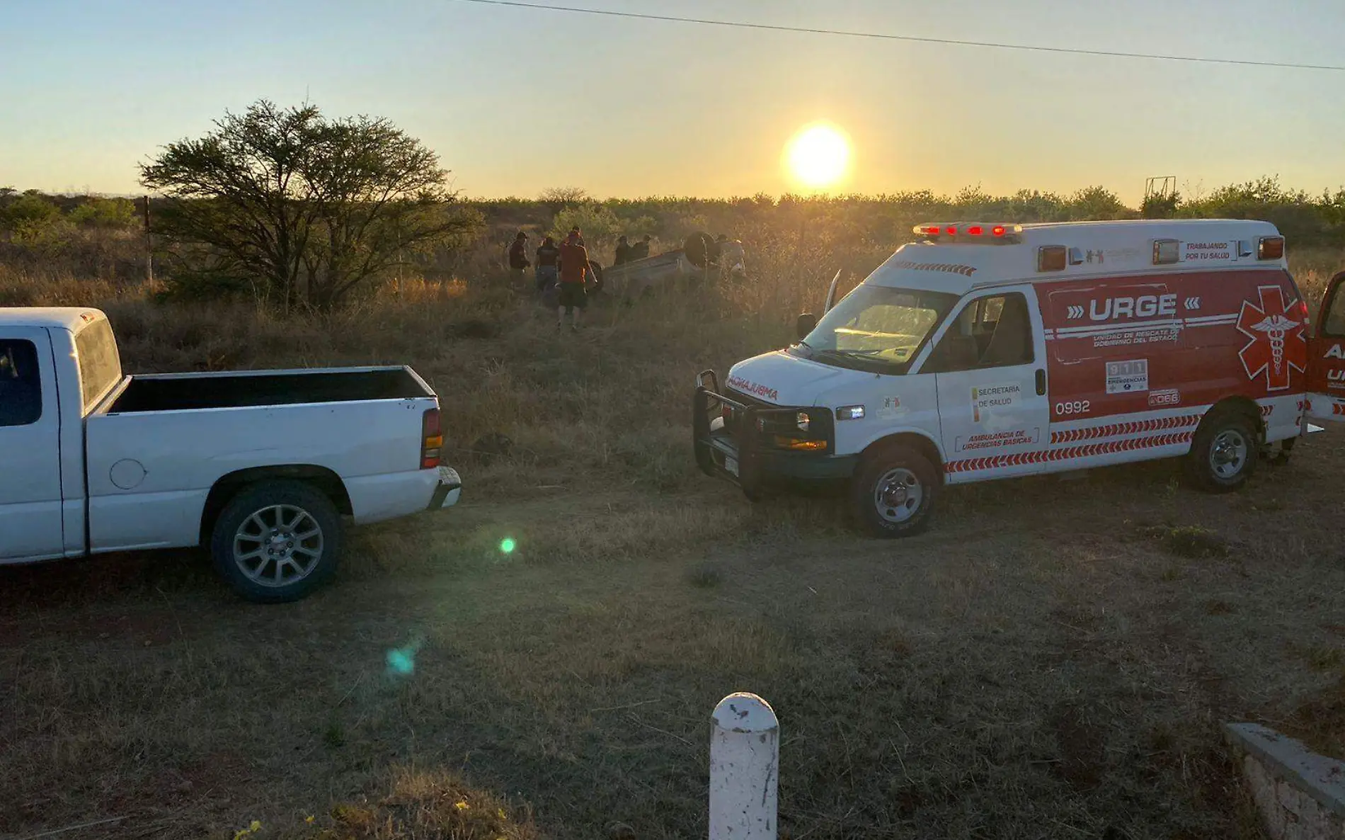 volcadura en Allende